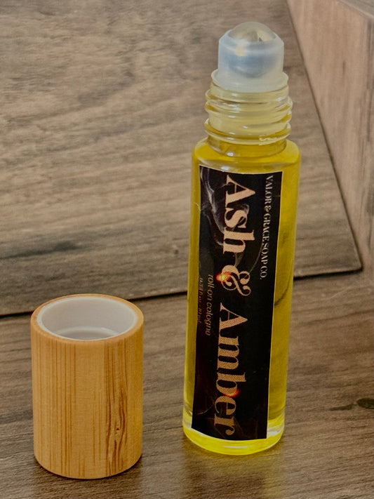 Ash & Amber Roll-On Cologne